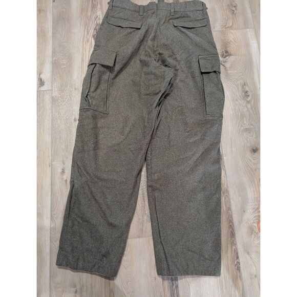 Vintage 1960 Bundeswehr Wool Field Pants Neiman & Co M60 German Army 34x32 - Picture 2 of 14